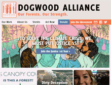 Tablet Screenshot of dogwoodalliance.org